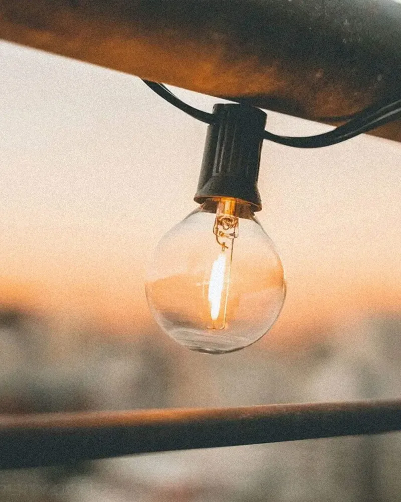 Guirlande extérieure à filament - 7,5 mètres