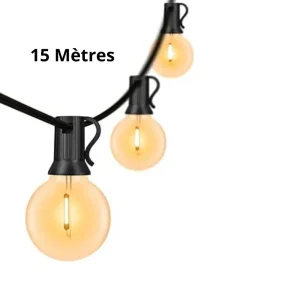 Guirlande de guinguette 15 mètres