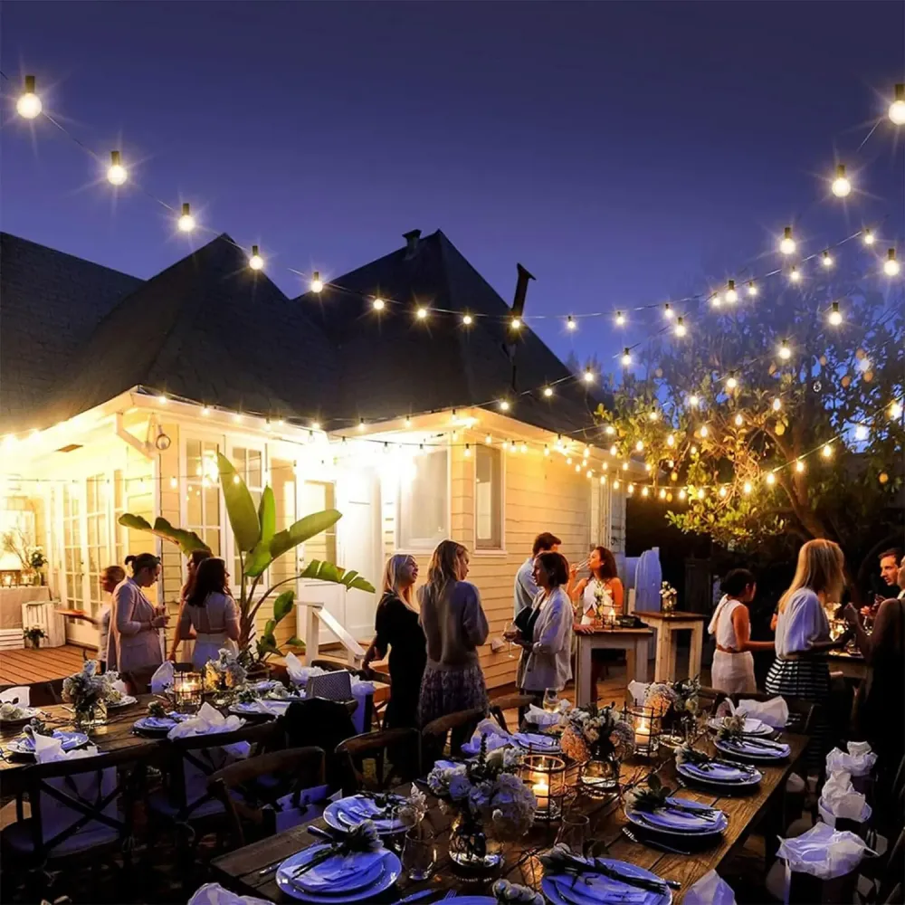 Guirlande de guinguette 15 mètres