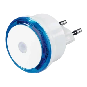 HAMA Veilleuse LED Basic sur prise avec capteur crépusculaire Bleu (223493)