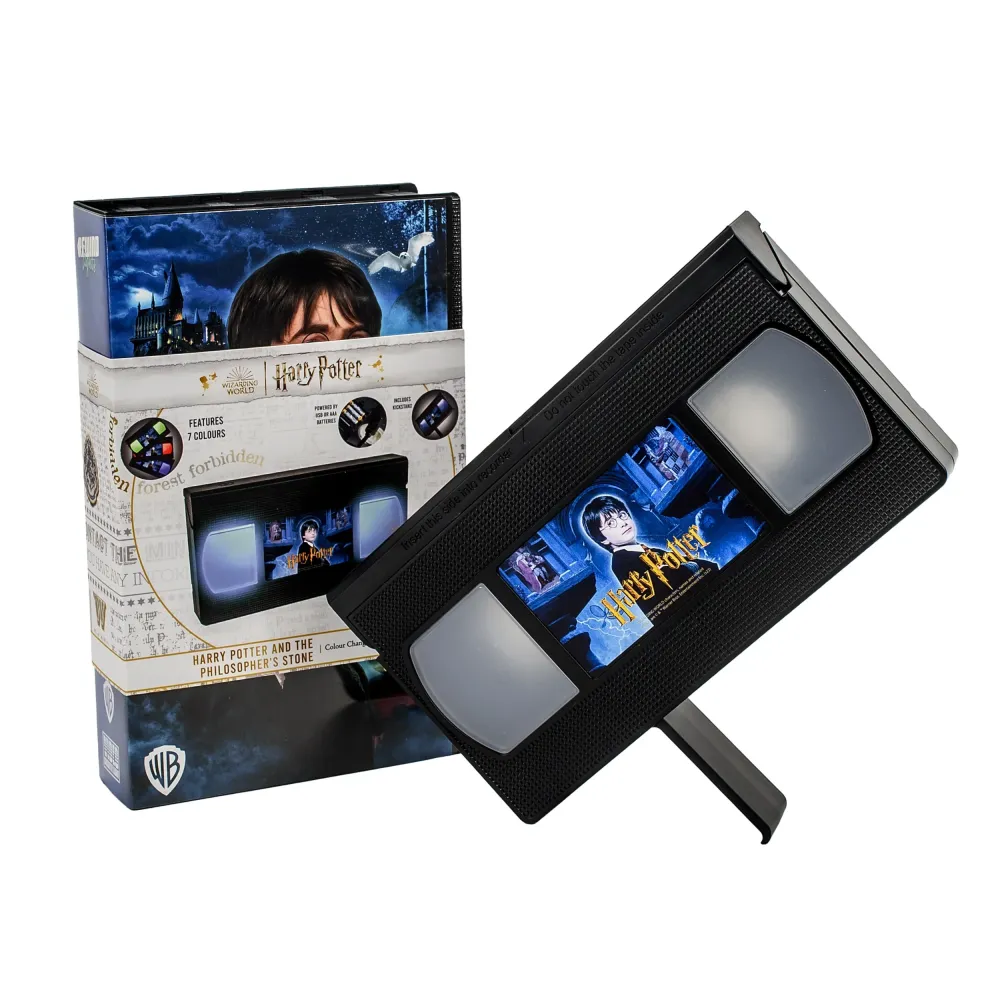 Lampe à cassette vidéo Harry Potter à l'école des sorciers