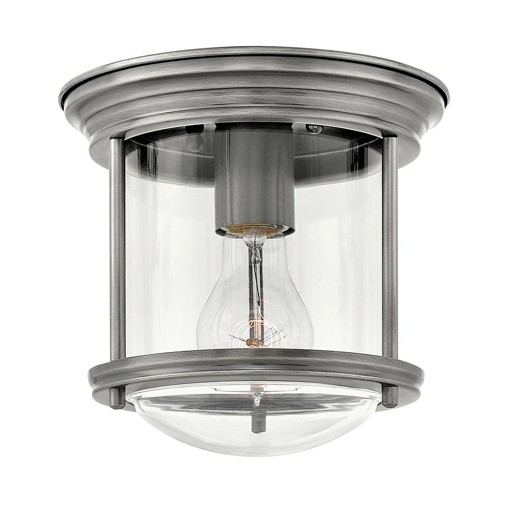 Plafonnier encastré Hinkley Hadrian en acier, verre transparent E27