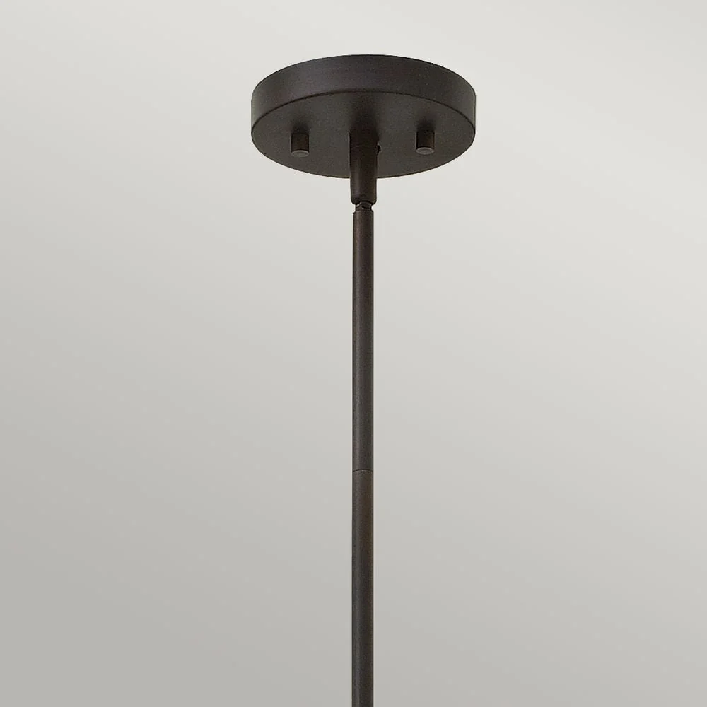Suspension Hinkley Gemma, perle d'ambre et cristal transparent, acier doux E27