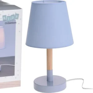 Home&Styling Lampe de table - Avec abat-jour - Lampe pour enfants - Gris