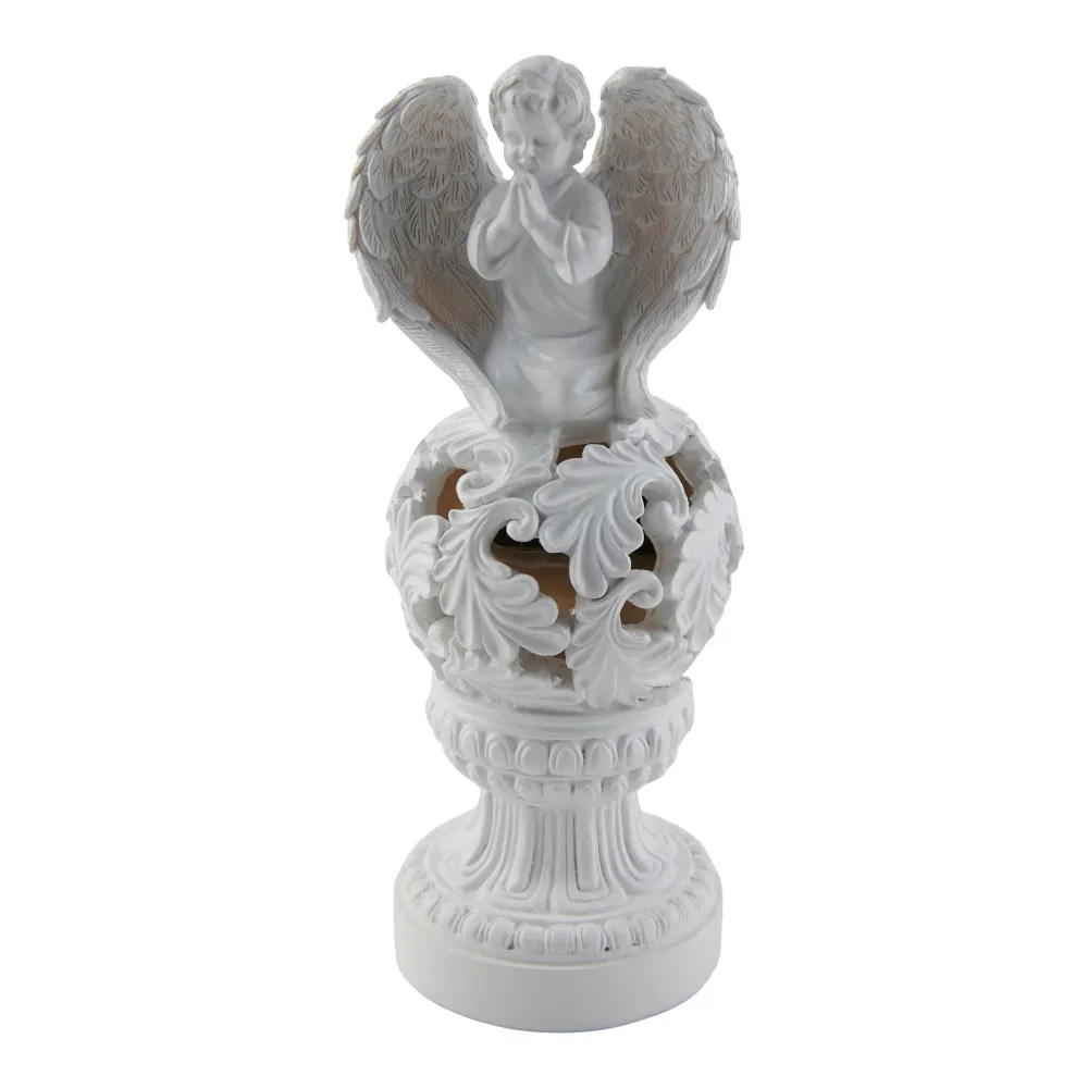 Décoration solaire de jardin en forme d’ange/de fée HomeStyles, 4,7 po x 4,1 po x 9,8 po