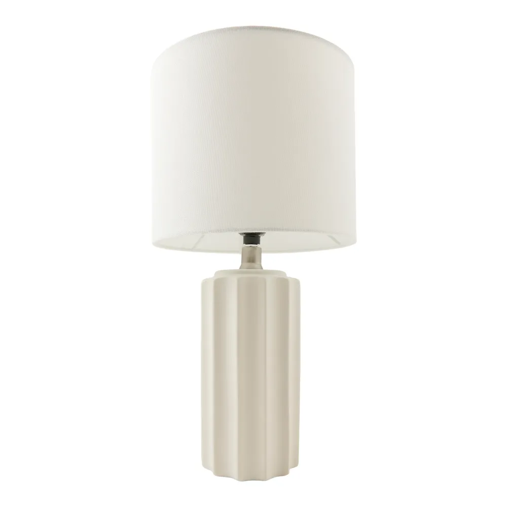 Lampe festonnée en céramique HomeStyles