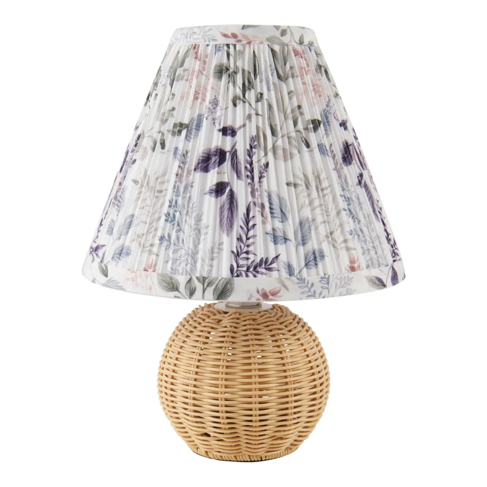 Lampe de table en rotin HomeStyles, 9 po x 12 po