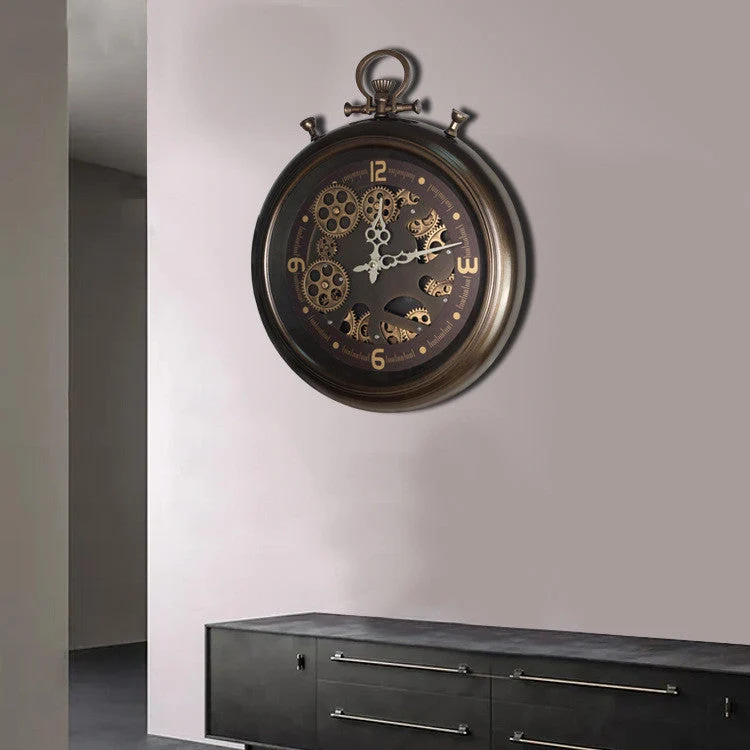 Horloge en fer Vintage