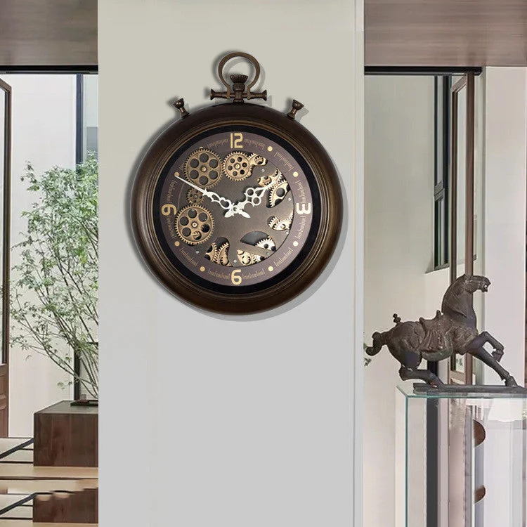 Horloge en fer Vintage