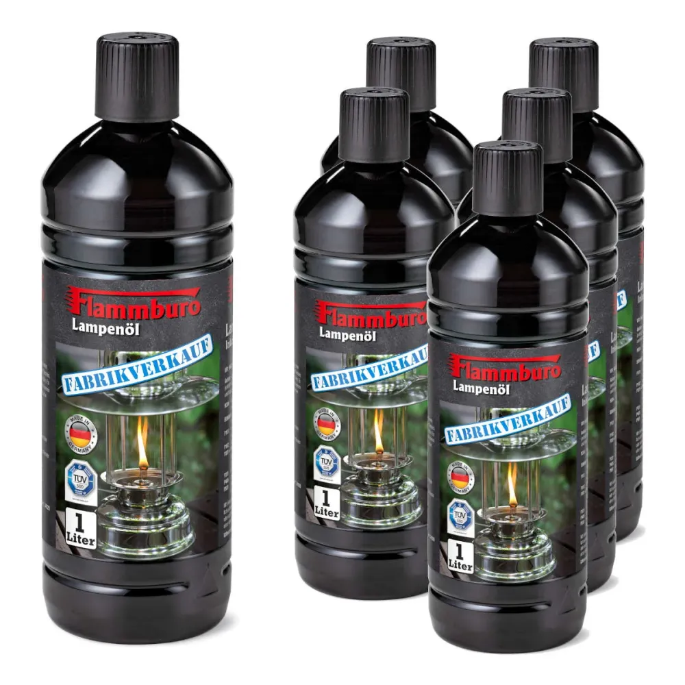 Huile pour lampes à pétrole et torches - 6 litres