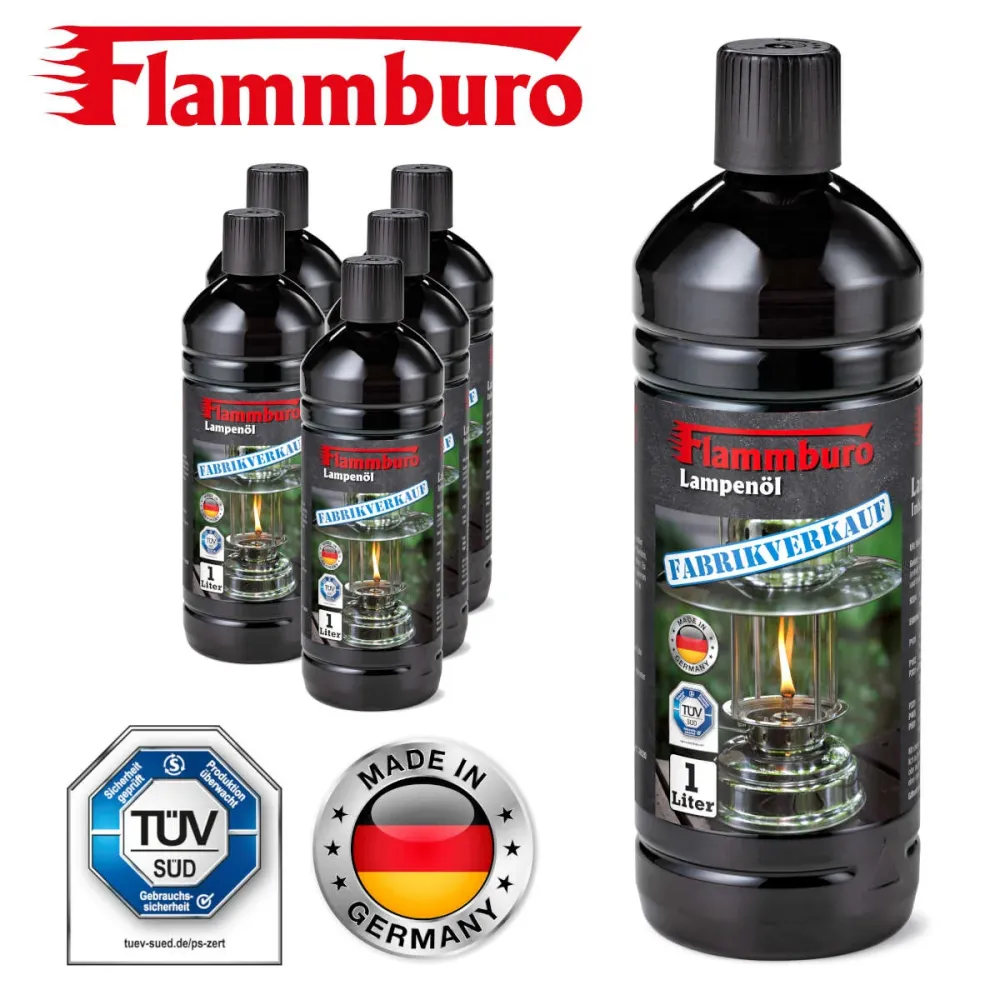Huile pour lampes à pétrole et torches - 6 litres