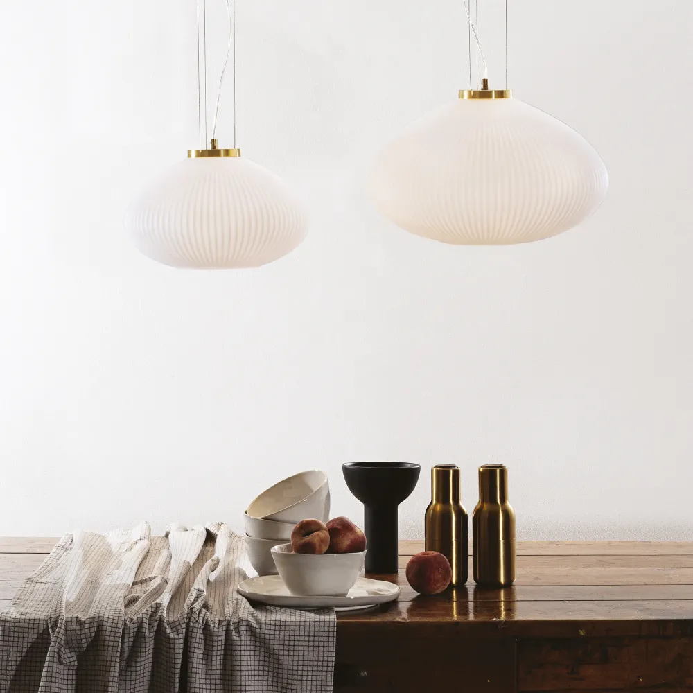 Lámpara colgante Ideal Lux Plisse' cromo cristal 60W Ø45cm 264523