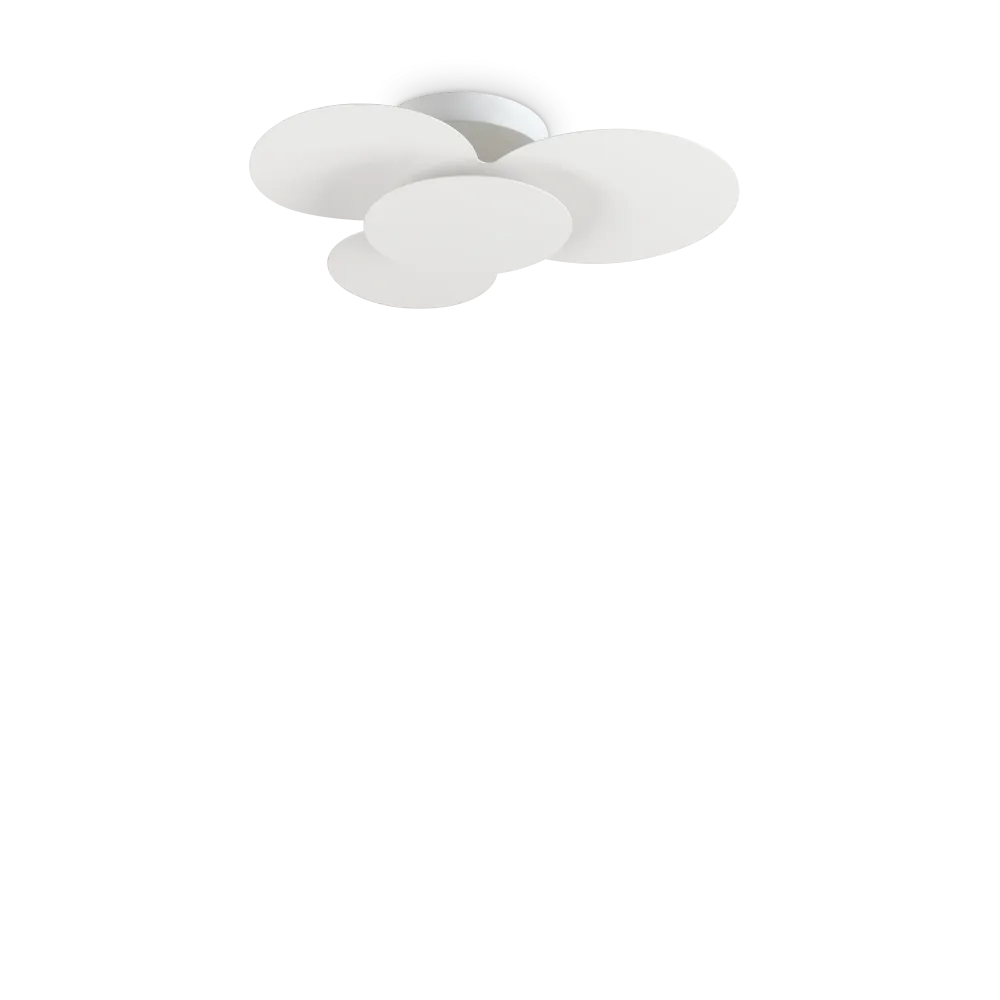 Plafón de techo Ideal Lux Cloud blanco LED 33W 52cm 263519