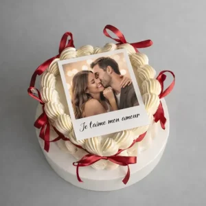 Impression alimentaire • Polaroïd • St Valentin
