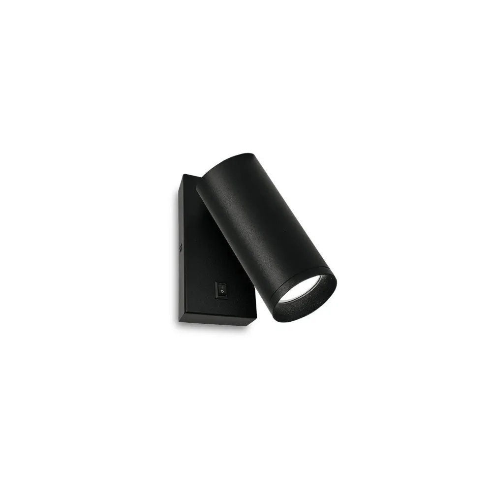 Applique murale Ineslam en aluminium GU10 noir/blanc Black