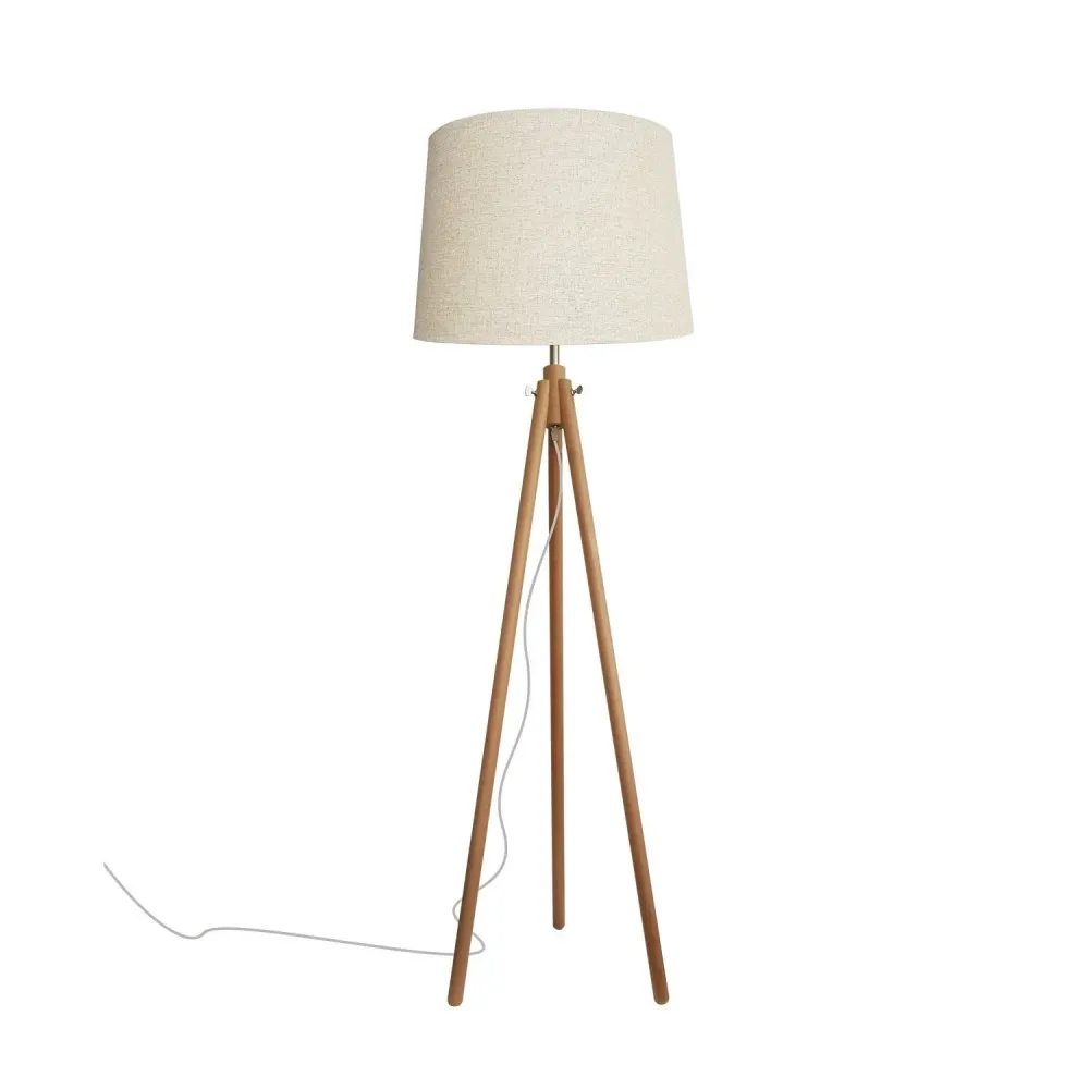 Lampadaire Ineslam AZALEA bois E27