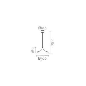 Lampe à suspension Ineslam CEIBA corde E27