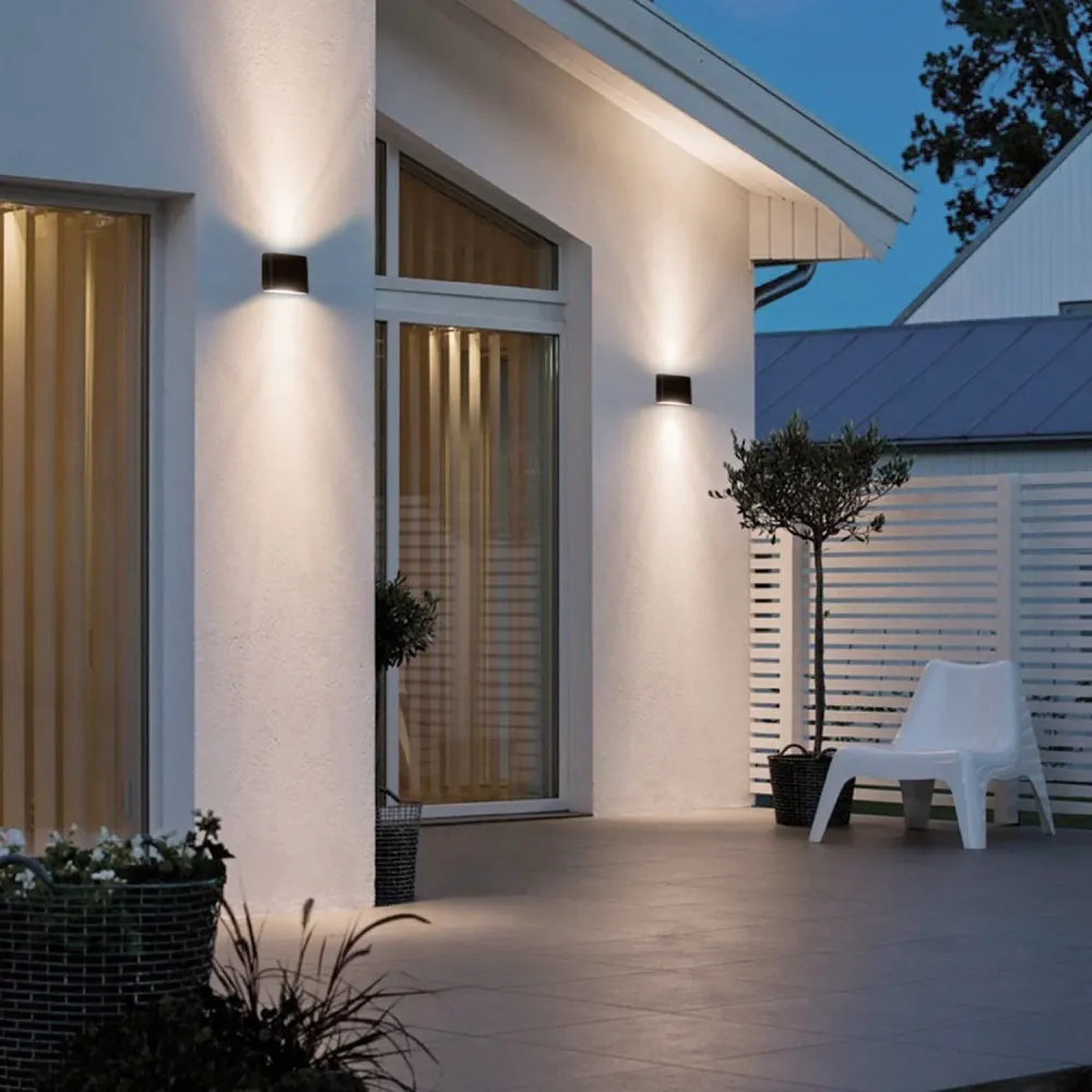 Luminaire extérieur LED Ineslam aluminium LED (SMD) noir/blanc Black
