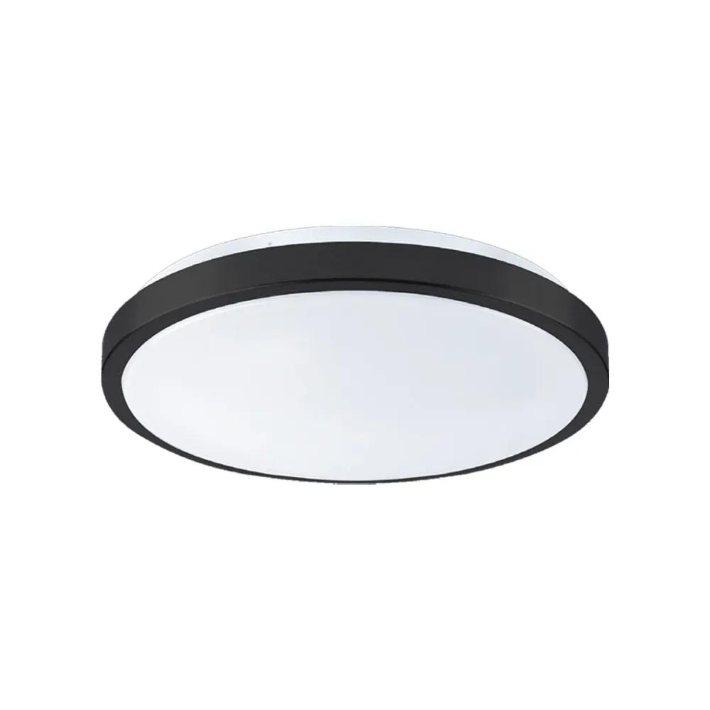 Plafonnier LED 11'' 15w/4000k - Noir - Verona 2pk Jessar