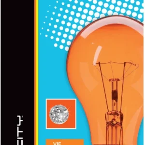 Xtricity Ampoule A19 Ambre 60W Culot E26 JESSAR