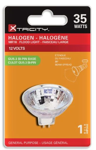 Xtricity Ampoule Faisceau Large MR16 Halogène 35W Culot GU5.3 Bi-pin JESSAR