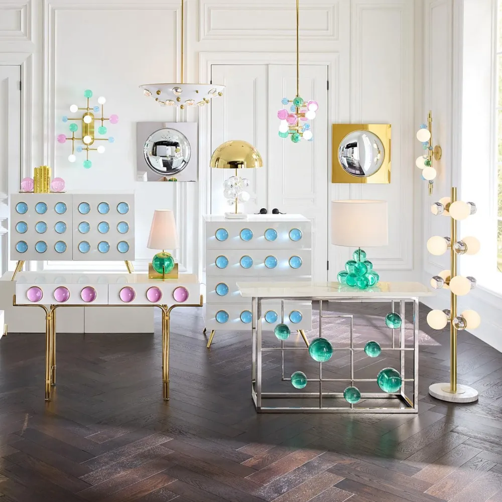 Jonathan Adler Plafonnier Chandelier Globo | Multicolore