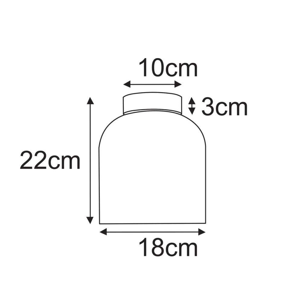 Suspension Kaja Capri 1L E27 H 22,0 cm