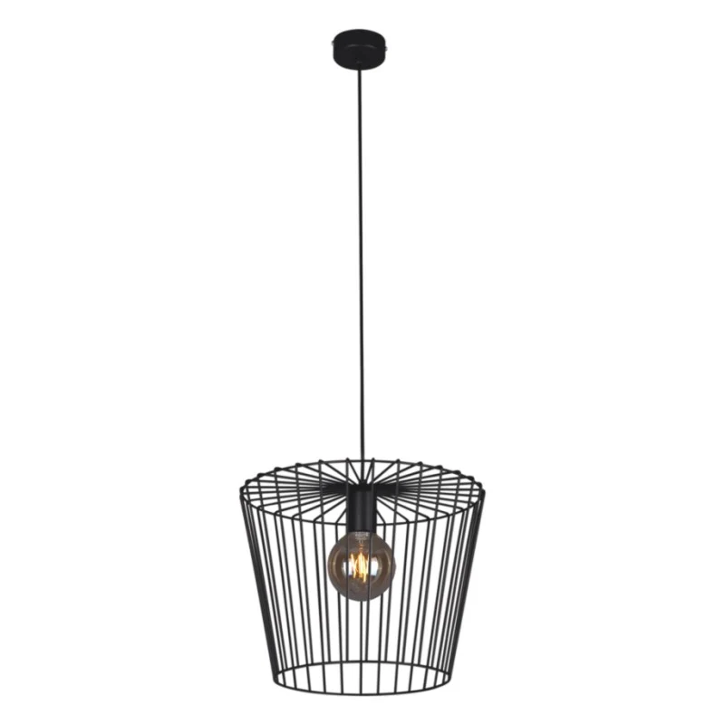 Suspension Kaja Soul Black 1L, douille E27, hauteur 95 cm