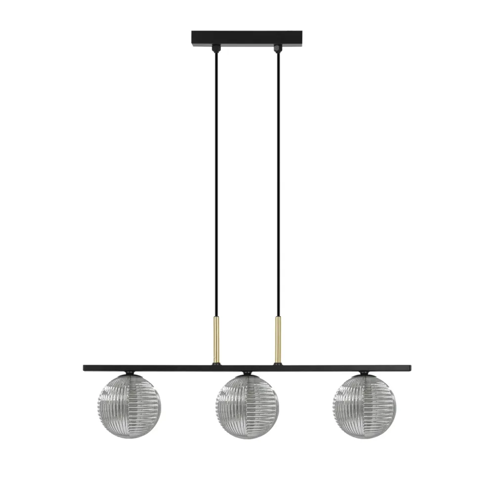 Suspension linéaire Kaja Aura 3L G9 H 90,0 cm