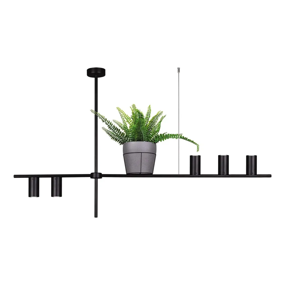 Suspension linéaire Kaja Rocco 5L GU10 H 72,0 cm