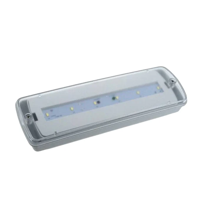 Kit d'éclairage LED encastré de secours 200 lm avec boîtier étanche IP65 / éclairage permanent/anti-permanent 5000 K