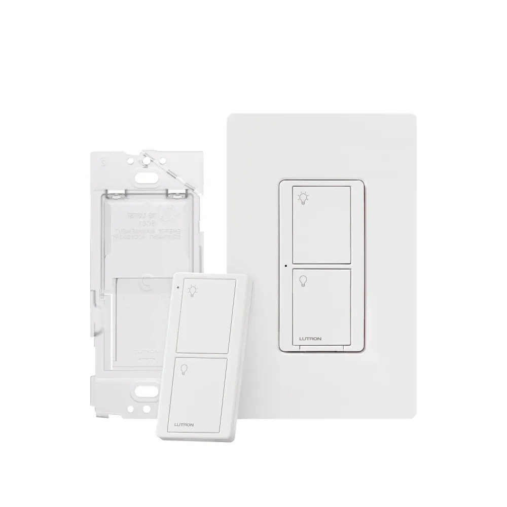 Kit d'interrupteur intelligent et de télécommande Lutron Caseta, P-PKG1WS-WH*