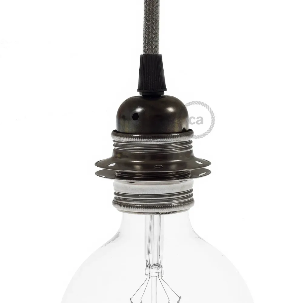 Kit douille ampoule E26 céramique fait main - Cookie
