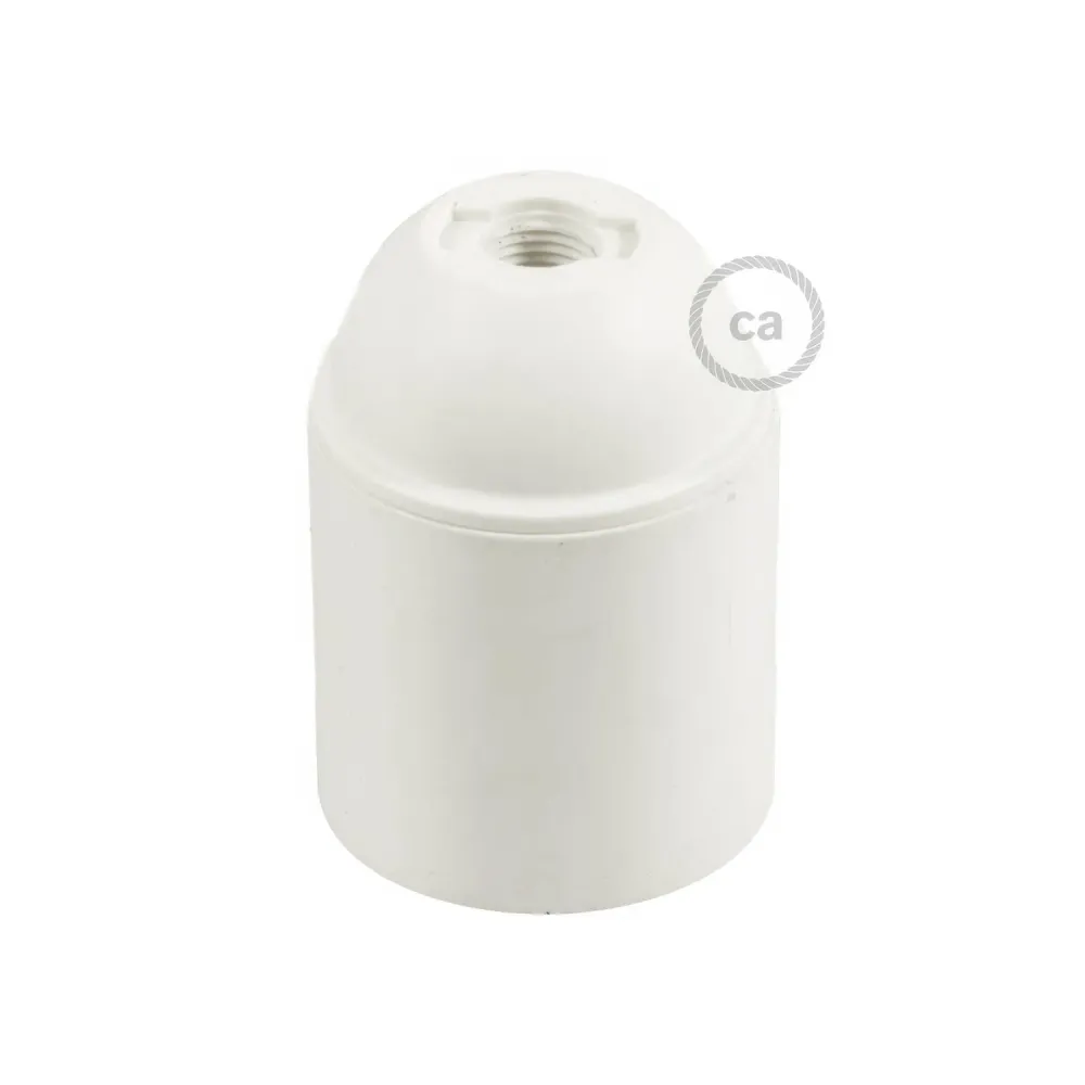 Kit douille E27 en thermoplastique - Blanc