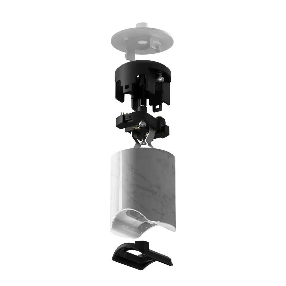 Kit douille esse14 pour lampes suspendues avec attache S14d - Effet White marble