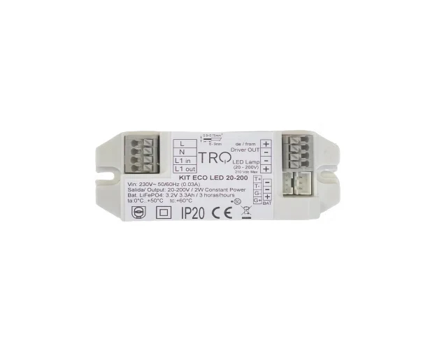 Kit d’urgence ECO LED 20–200 TRQ pour luminaires LED avec driver externe