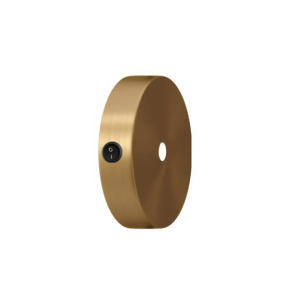 Kit mini pavillon cylindrique en métal avec interrupteur - Bronze satiné