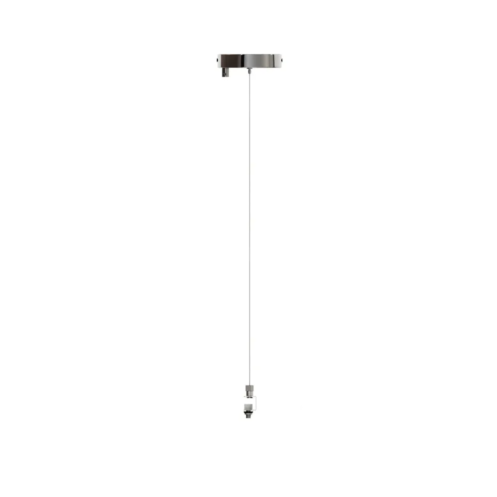 Kit Pavillon Ø 120 mm avec suspension en acier et balancier micrométrique - Chrome