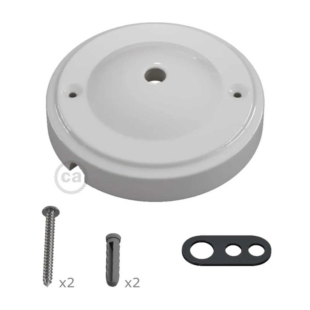 Kit pavillon Minimal en porcelaine - Blanc
