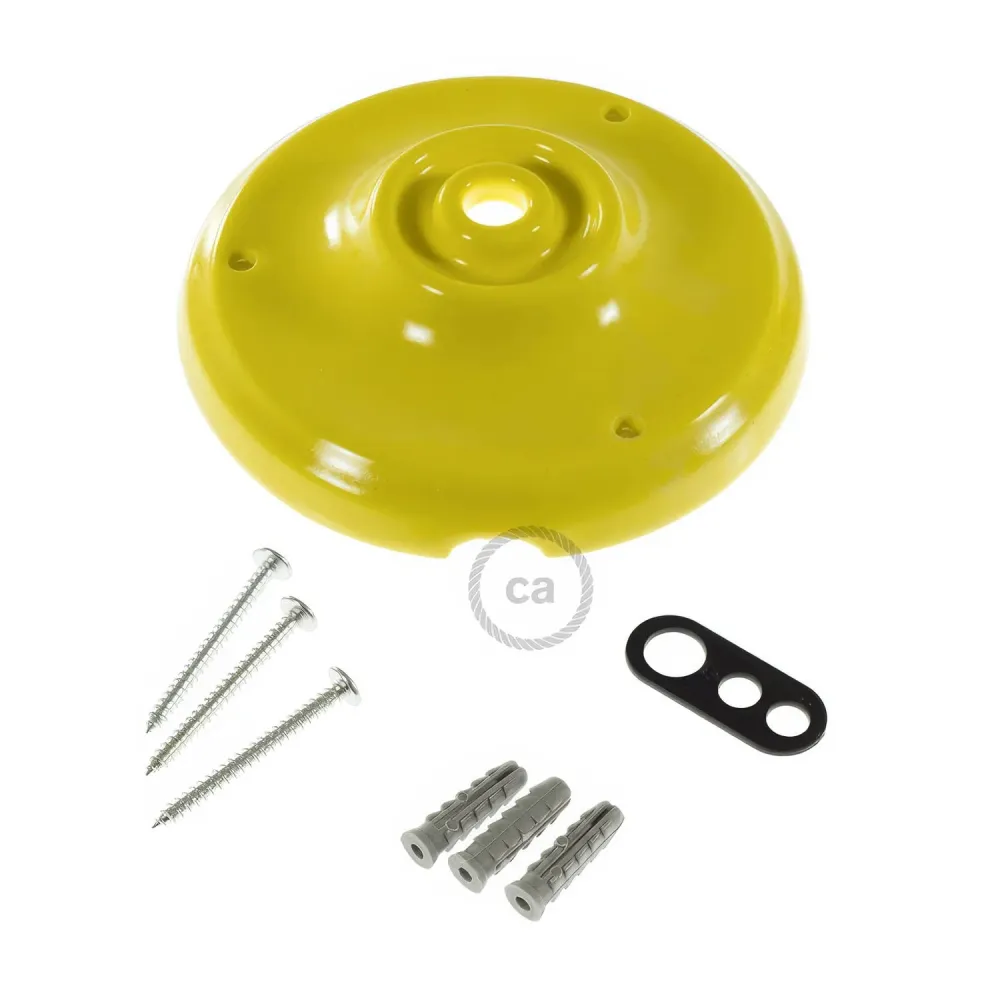 Kit pavillon en porcelaine - Jaune