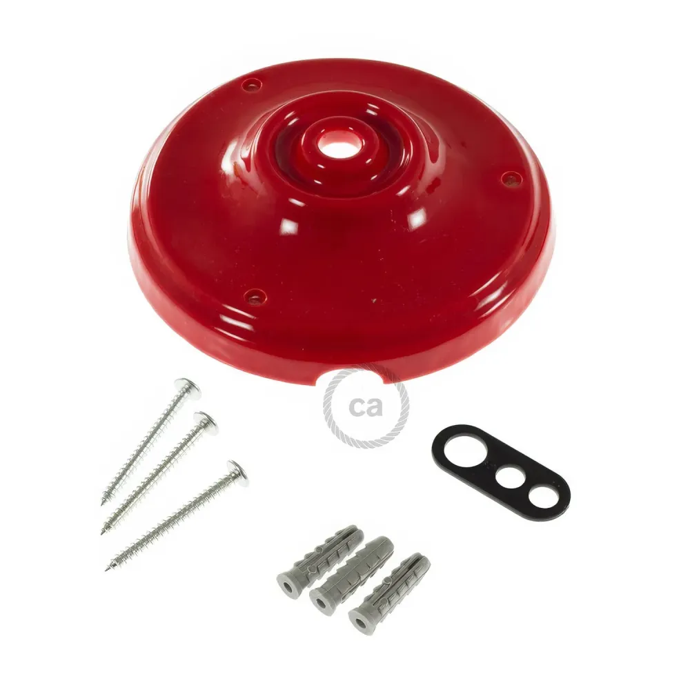 Kit pavillon en porcelaine - Rouge