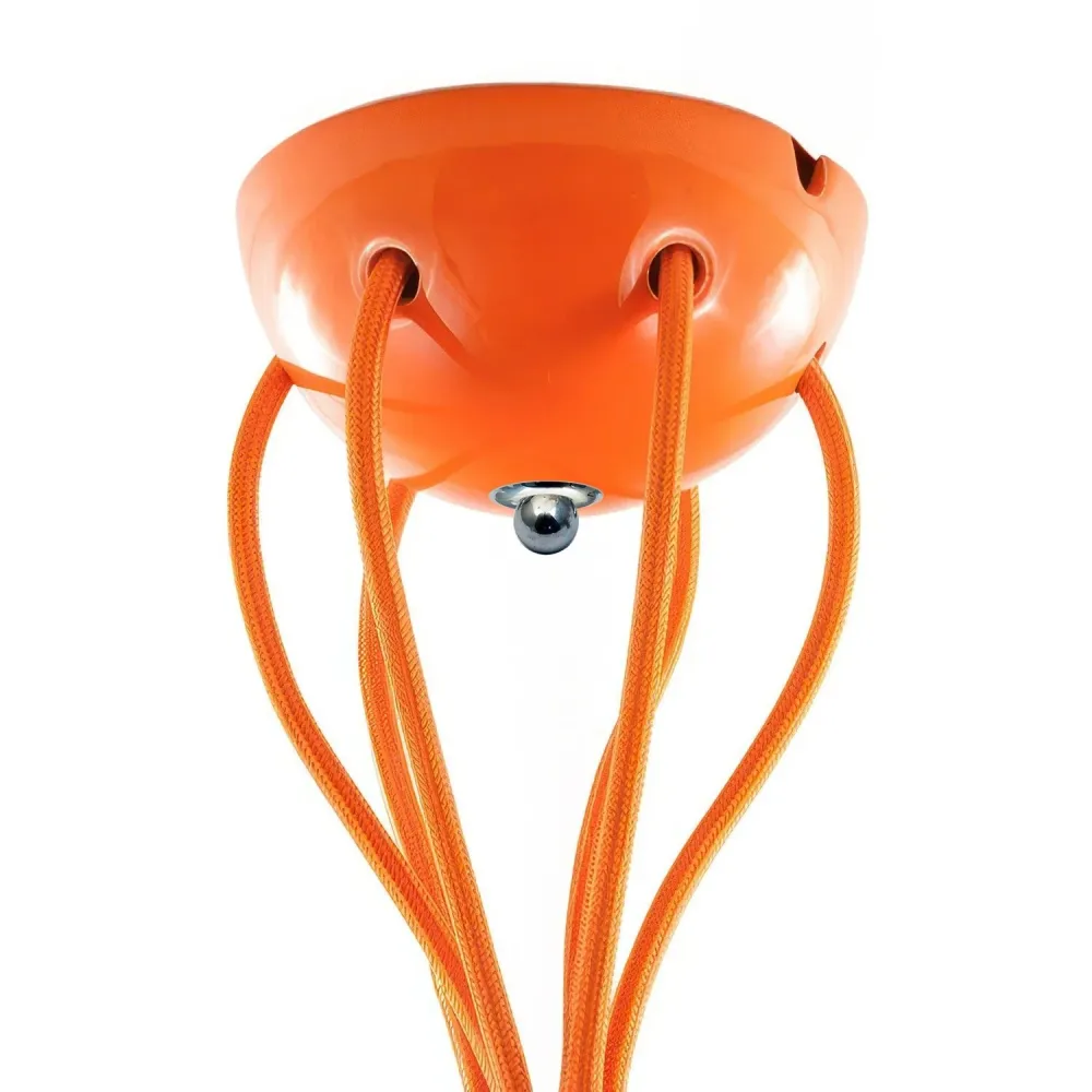 Kit rosace en céramique à 6 trous - Orange