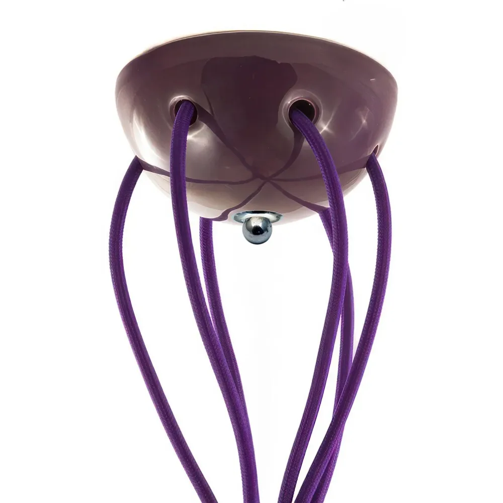 Kit rosace en céramique à 6 trous - Violet