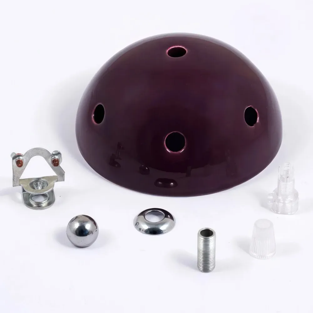 Kit rosace en céramique à 6 trous - Violet