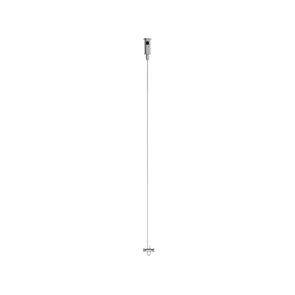 Kit de suspension indépendante : tendeur au plafond, câble en acier 3 m et bloc câbles