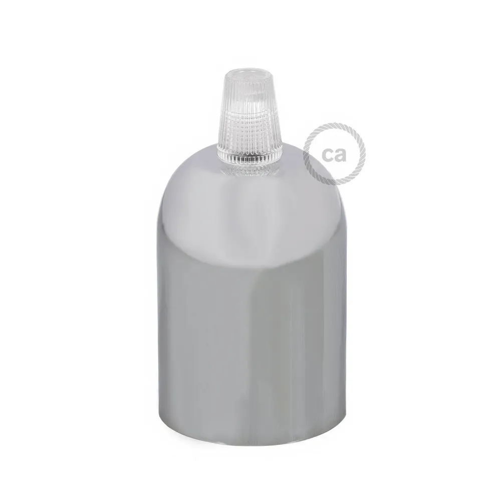 Kits pour douille E26 à sommet arrondi en métal - Chrome