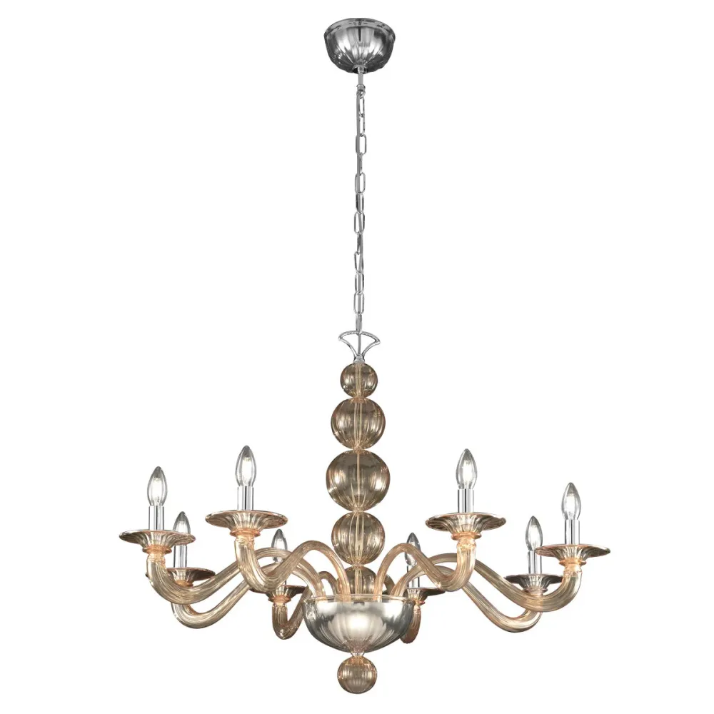 Lustre Kolarz MURANO TIEPOLO verre chromé
