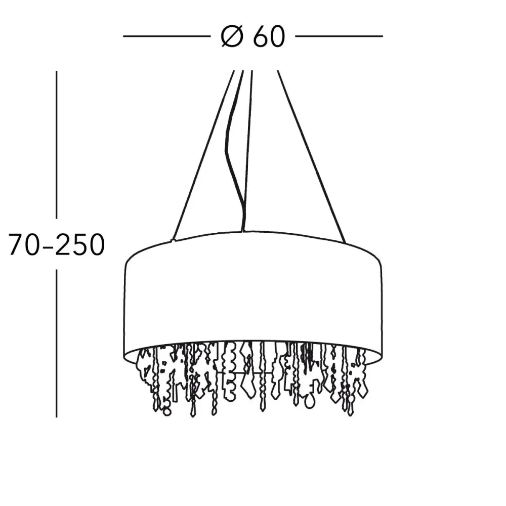 Lustre Kolarz PARALUME textile Black