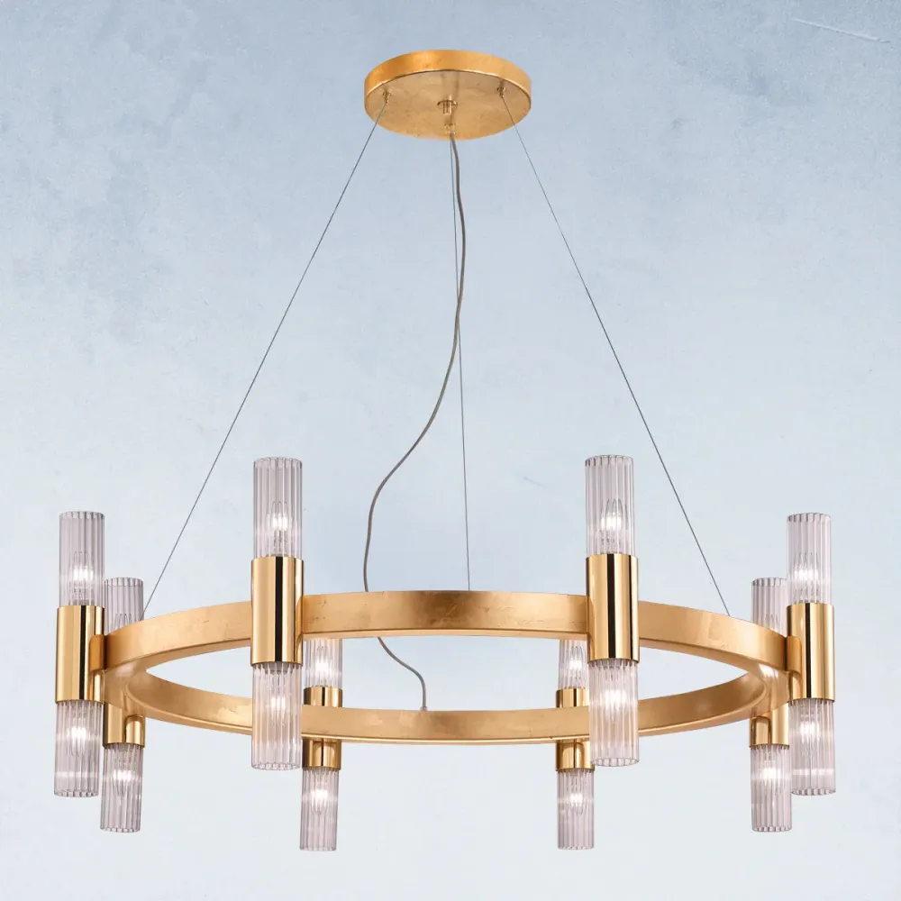Lustre Kolarz en verre GIRO Gold