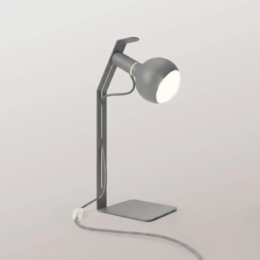 Koso Lucia - Lampe de table avec Fiche UK - Gris